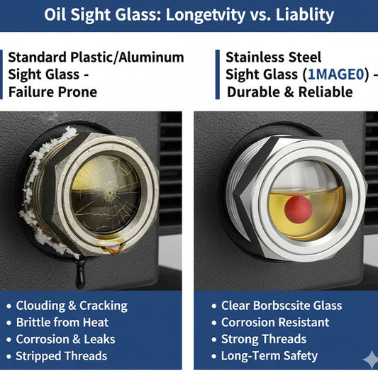 Why Stainless Steel? The Superior Choice for Your Oil Sight Glass Explained