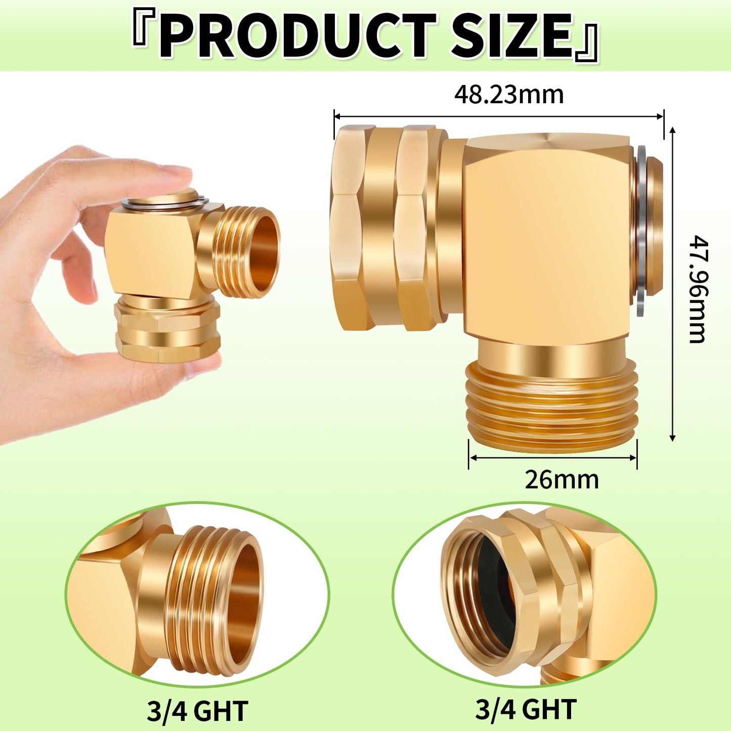 Garden Hose Swivel Adapter Fitting