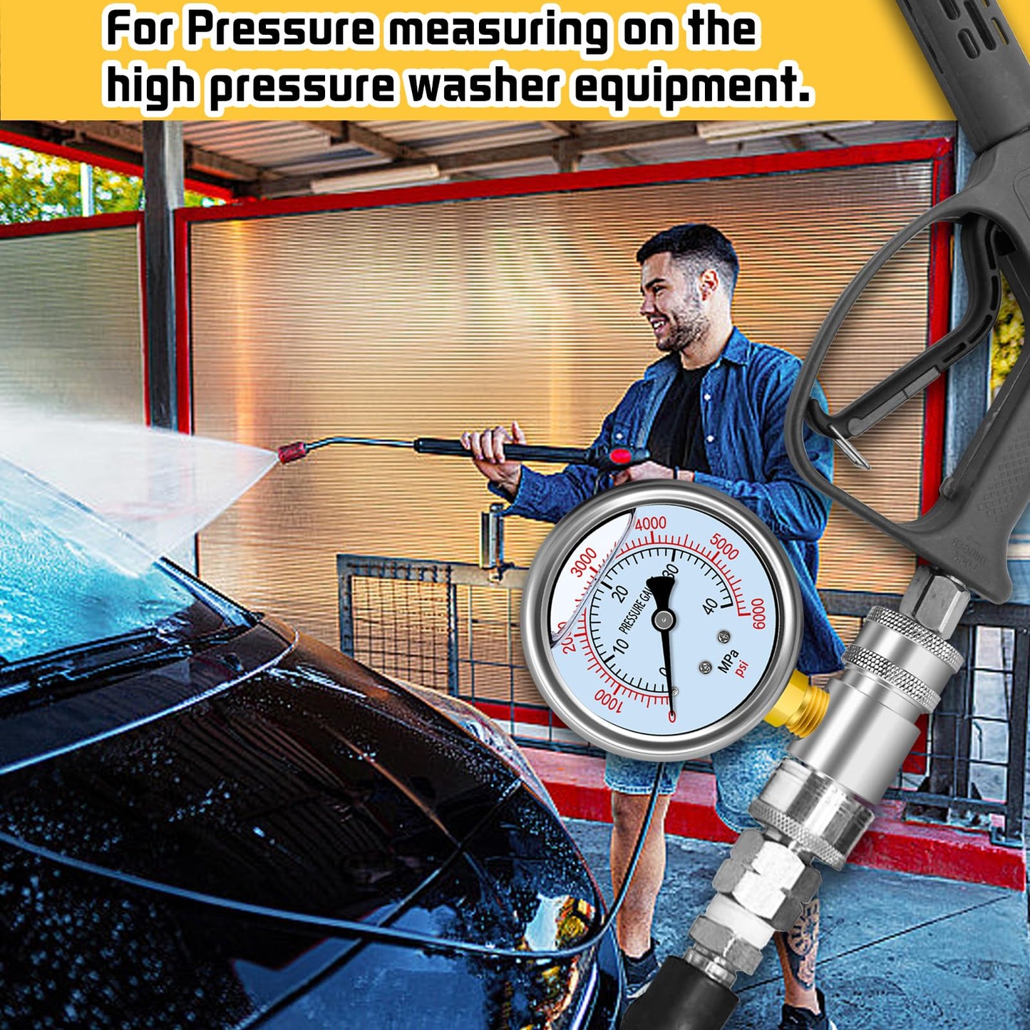 Boltigen Pressure Washer Gauge Kit