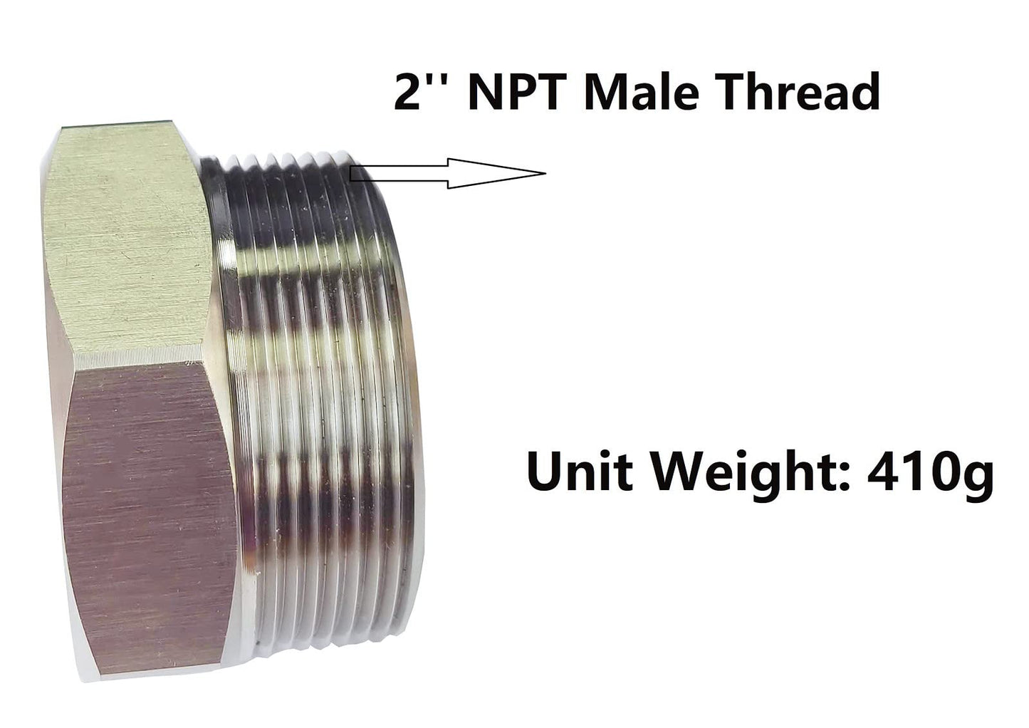 2'' NPT male thread sight glass