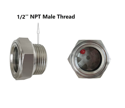 1/2' NPT Male Thread sight glass