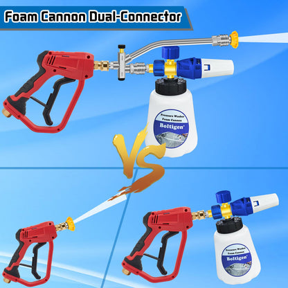 Pressure Washer Dual-Connector Tool with 7 Pressure Washer Nozzle Tips