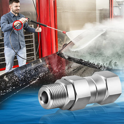 Raccord pivotant pour nettoyeur haute pression 3/8 NPT mâle à femelle-2 pièces 