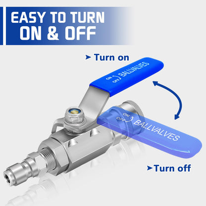 Washer High Pressure Ball Valve Kit