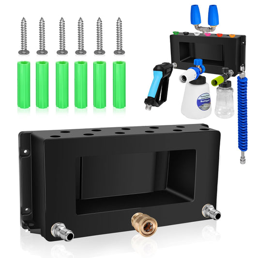 Boltigen Wall Mounted Pressure Washer Gun Holder, Foam Cannon Organize Holder