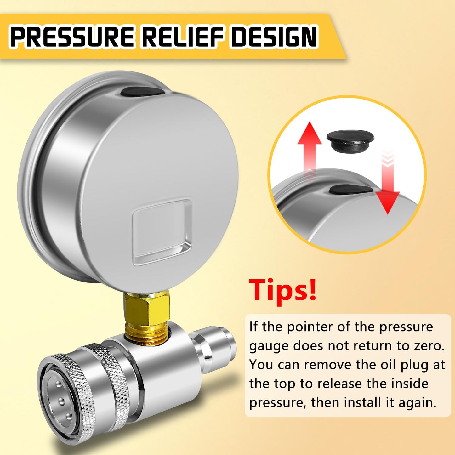 Boltigen Pressure Washer Gauge Kit