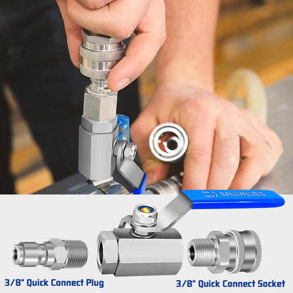 Washer High Pressure Ball Valve Kit