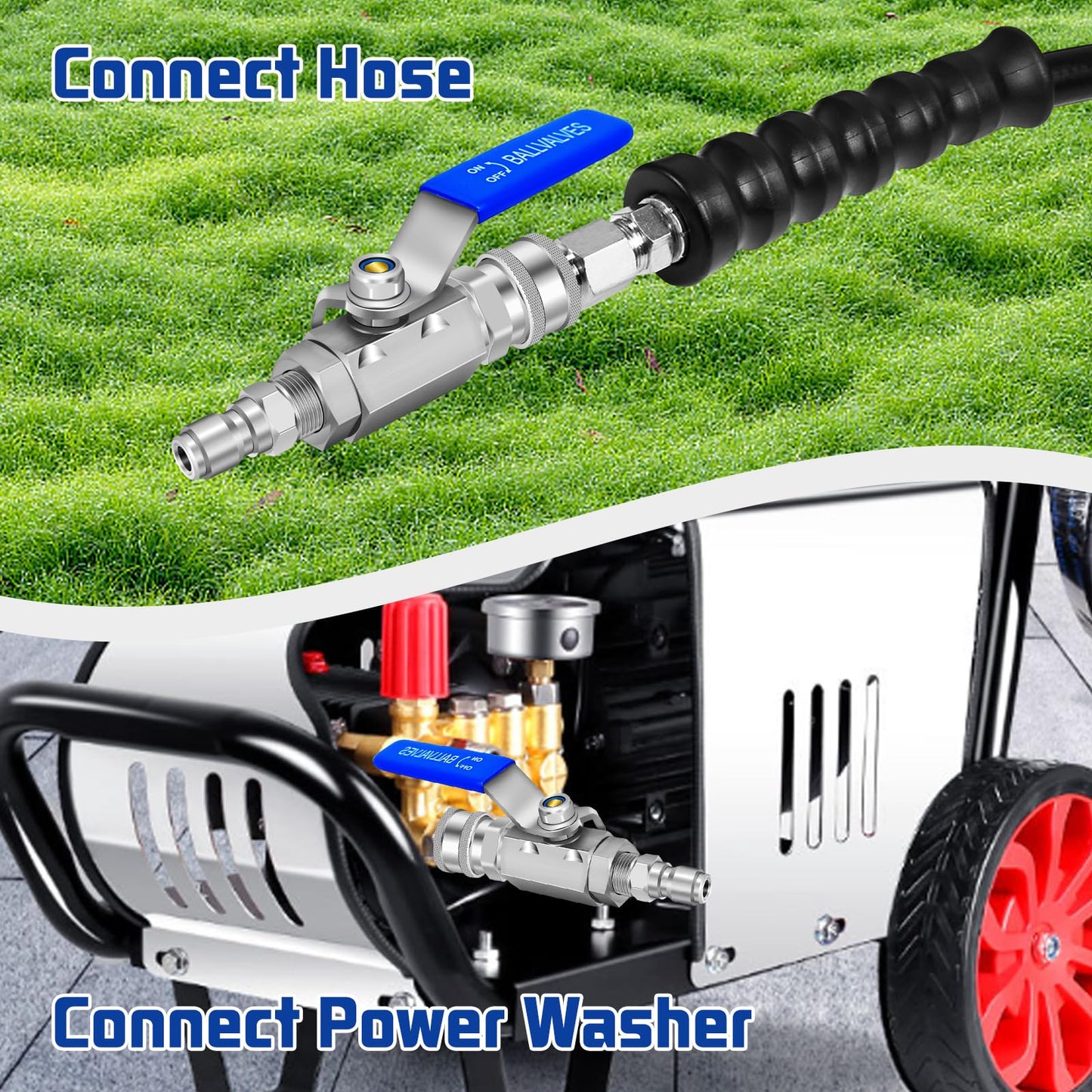 Washer High Pressure Ball Valve Kit