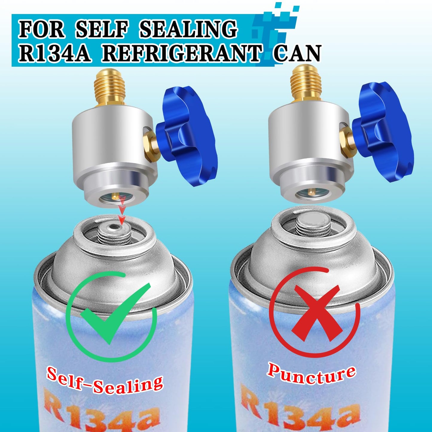 Boltigen Self Sealing R134A Can Tap Valve