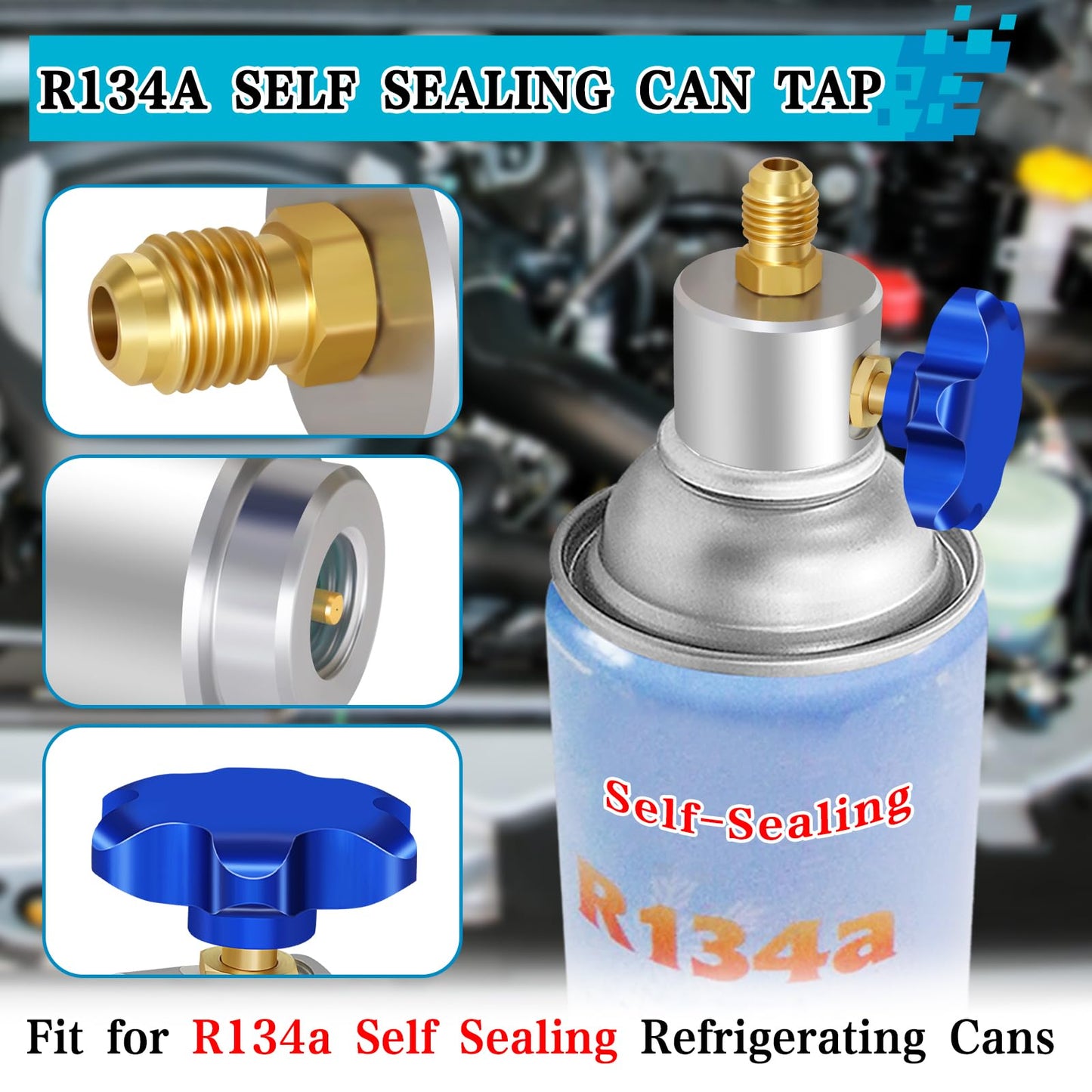 Boltigen Self Sealing R134A Can Tap Valve